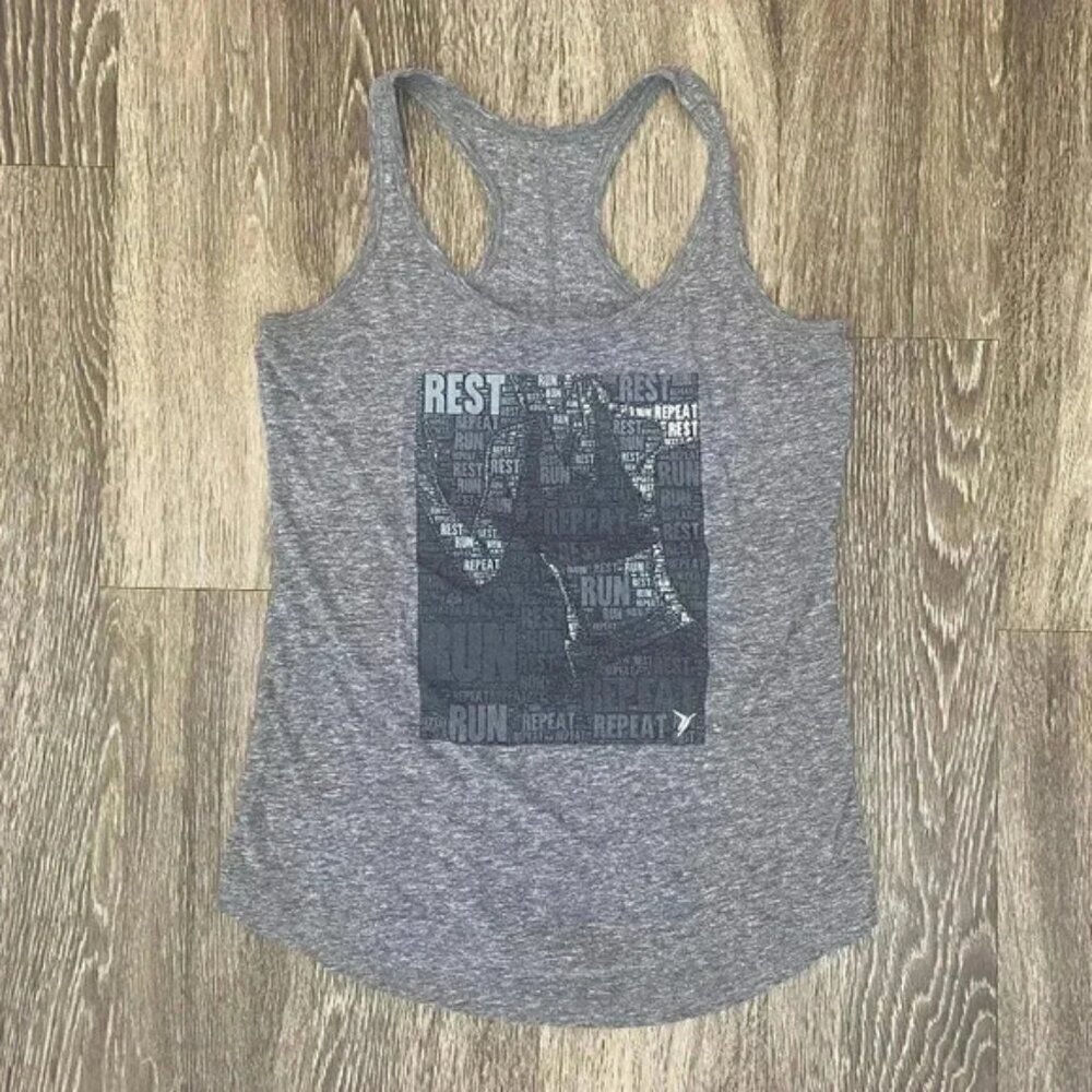 Womens Old Navy Grey Workout Tank Top - S